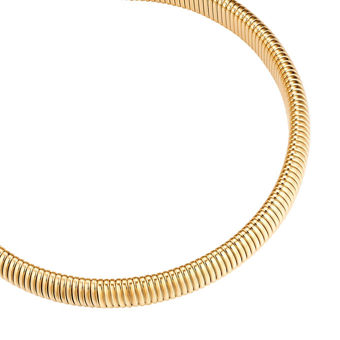 Breiter Armreif in gold