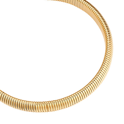 Breiter Armreif in gold