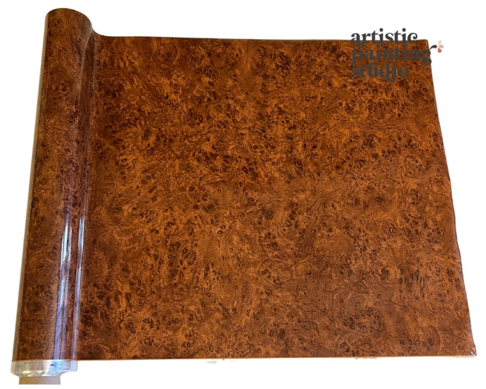 Burl Wood tumbler foil
