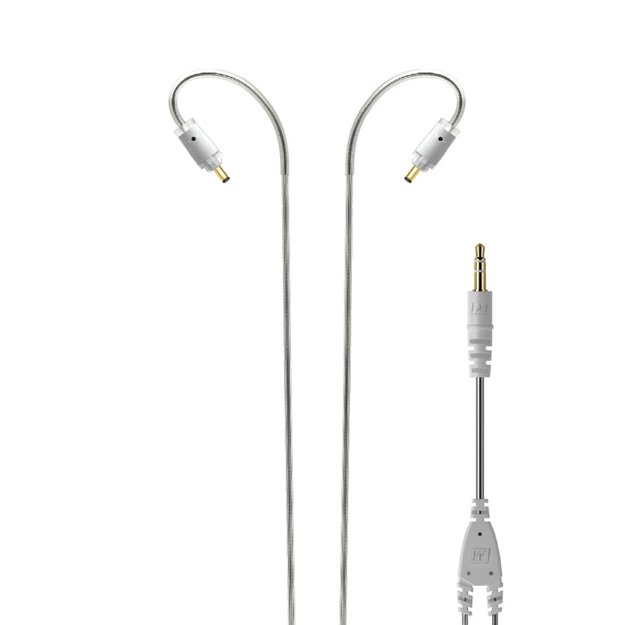15" Stereo Audio Cable / Clear