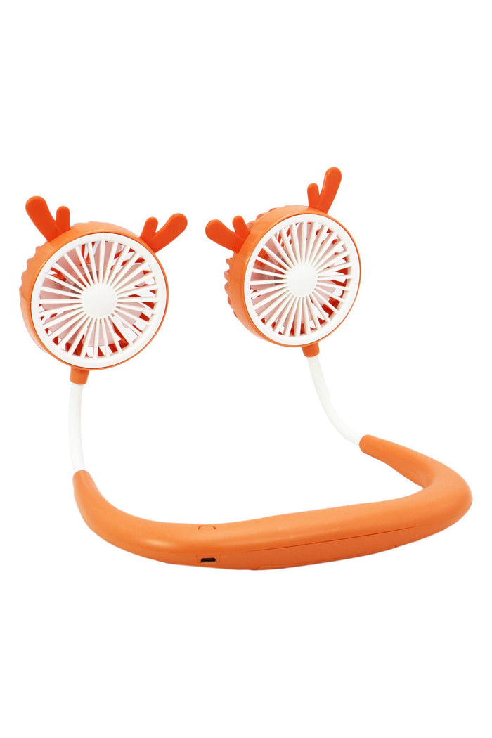 Cap Zone - Cat and Reindeer Ear Neckband Electrical 1pc Fan