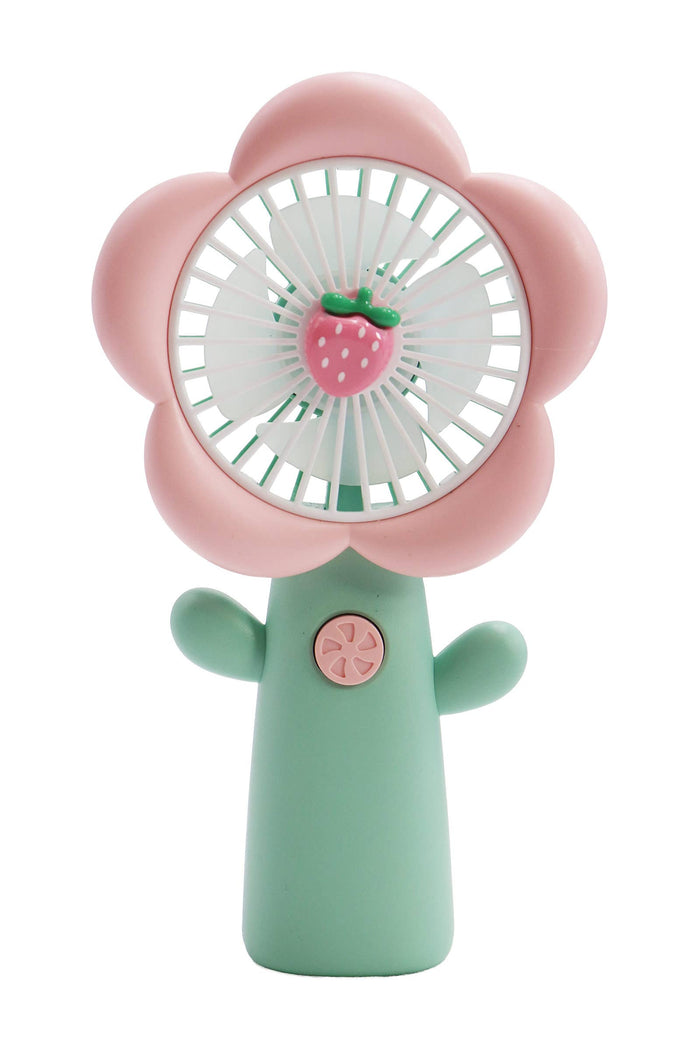 Cap Zone - Flower Petal Fruit Pastel Handheld Electric Fan