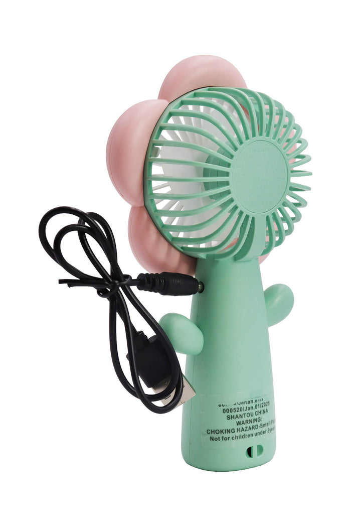Cap Zone - Flower Petal Fruit Pastel Handheld Electric Fan