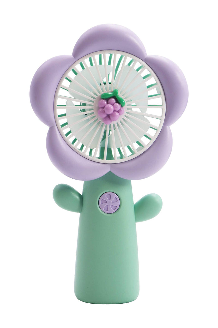 Cap Zone - Flower Petal Fruit Pastel Handheld Electric Fan
