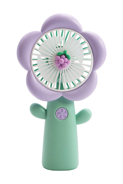 Cap Zone - Flower Petal Fruit Pastel Handheld Electric Fan