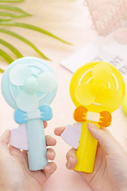 Cap Zone - Lollipop 1Pc Manual Pressure Hand-Held Fan