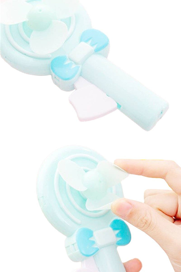 Cap Zone - Lollipop 1Pc Manual Pressure Hand-Held Fan