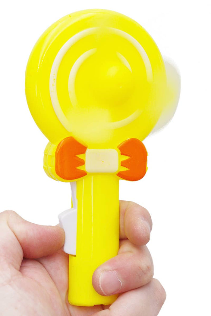Cap Zone - Lollipop 1Pc Manual Pressure Hand-Held Fan