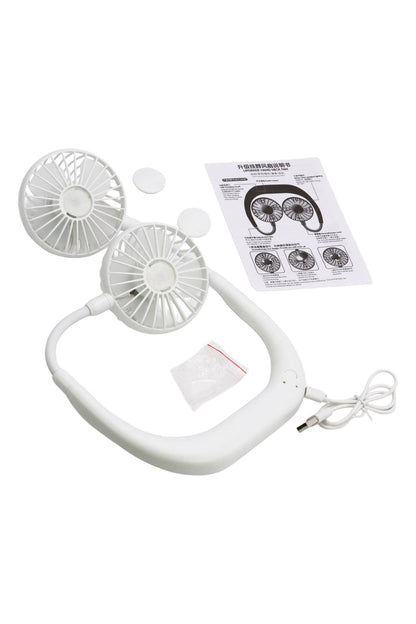 Cap Zone - Matte Aromatherapy Neckband Electrical 1pc Fan