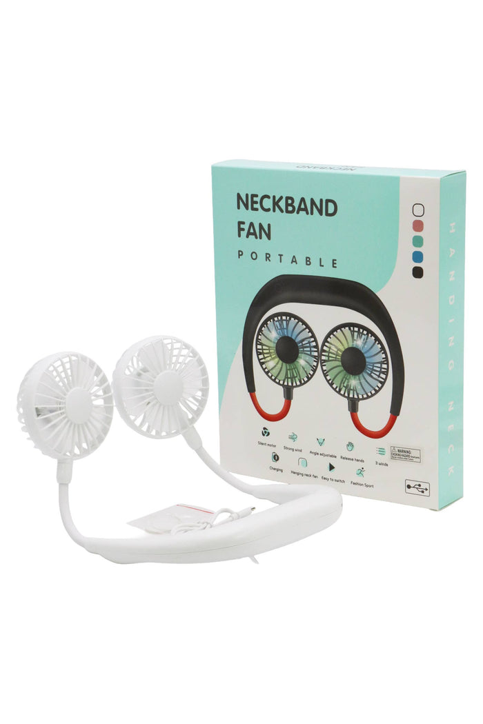 Cap Zone - Matte Aromatherapy Neckband Electrical 1pc Fan