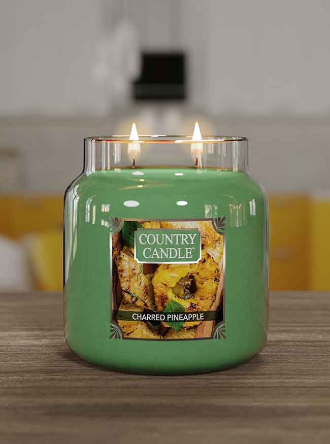 Charred Pineapple Medium Candle - Kringle Candle Company