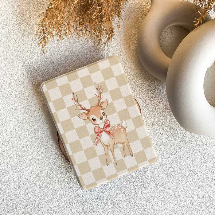 Cheerful Deer | Kindle Case - Khaki