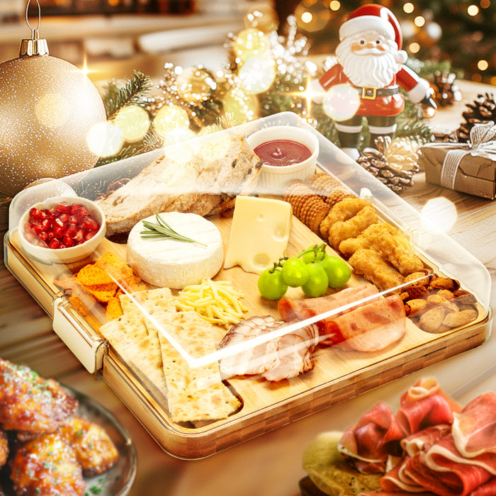 Cheese board with lid