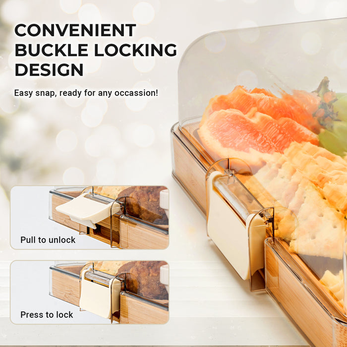 Cheese board with lid
