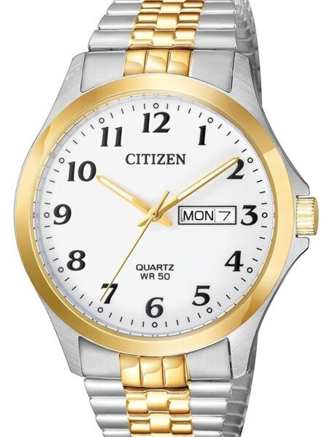 Citizen Two-Tone Quartz Watch with Expandable Bracelet (93518)