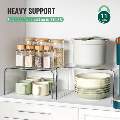 Clear Spice Rack Shelves