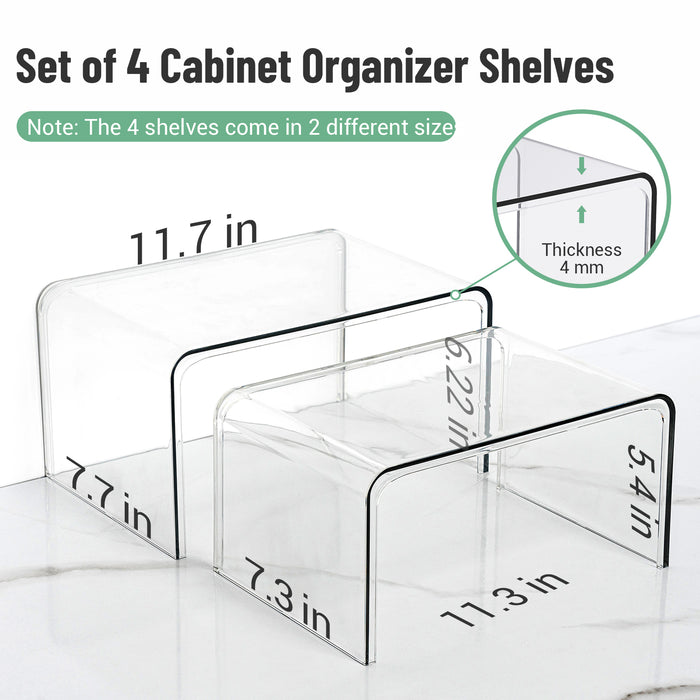 Clear Spice Rack Shelves
