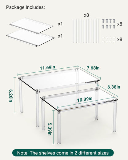 Clear Spice Rack