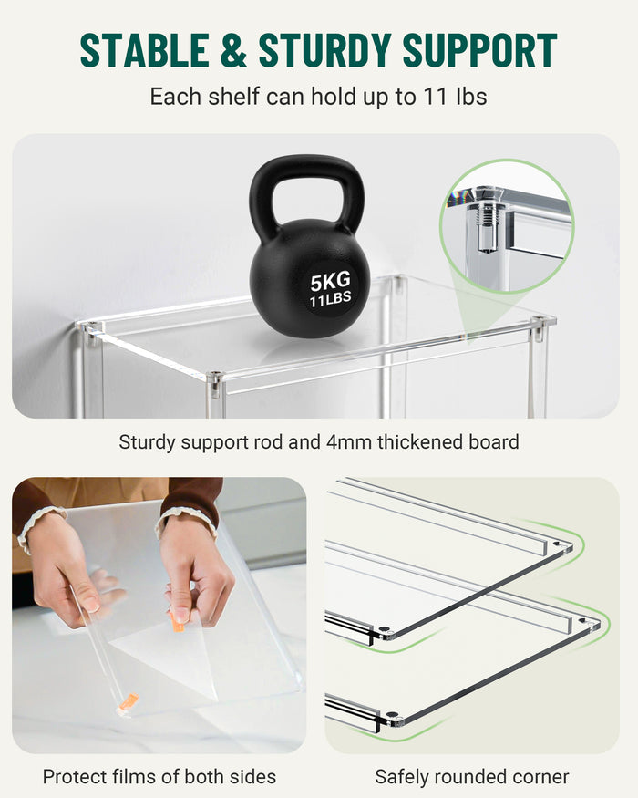 Clear Spice Rack
