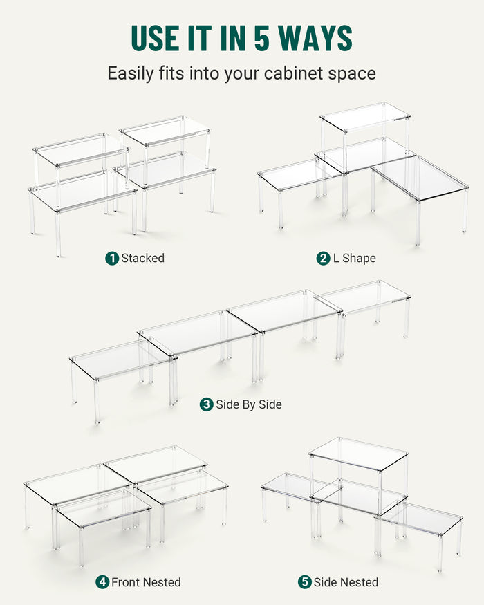 Clear Spice Rack