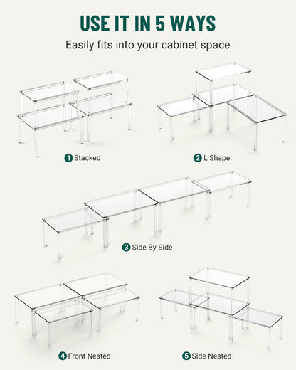 Clear Spice Rack