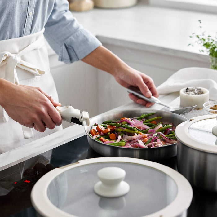CC009283-001 - Click Click 10pcs Cookware Set - Stainless Steel - Product Image 4