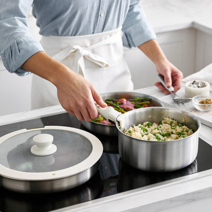 CC009283-001 - Click Click 10pcs Cookware Set - Stainless Steel - Product Image 5