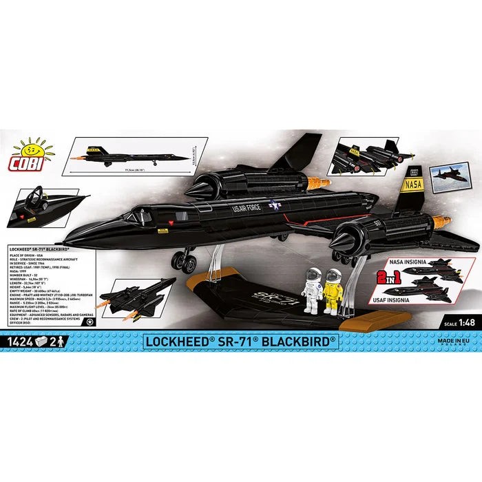 Cobi Armed Forces - Executive Edition Lockheed SR-71 Blackbird Brick Toy