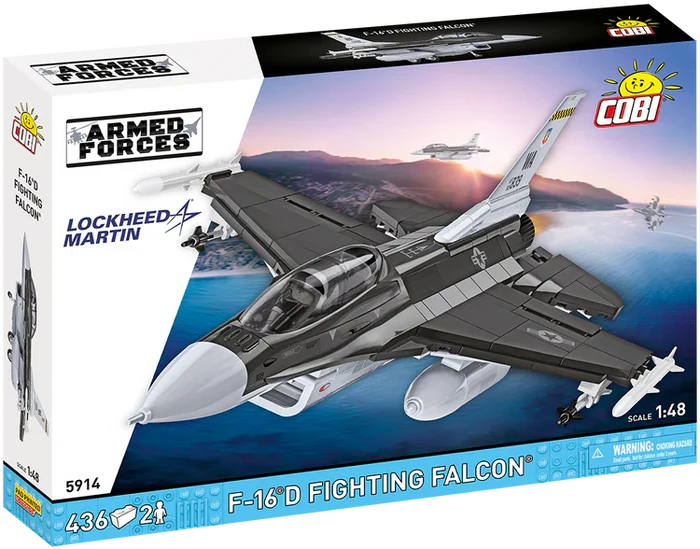 Cobi Armed Forces - F-16 D Fighting Falcon USAF Fighter Brick Toy