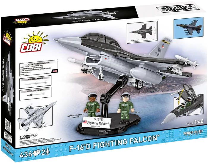 Cobi Armed Forces - F-16 D Fighting Falcon USAF Fighter Brick Toy