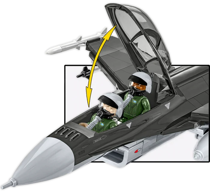 Cobi Armed Forces - F-16 D Fighting Falcon USAF Fighter Brick Toy