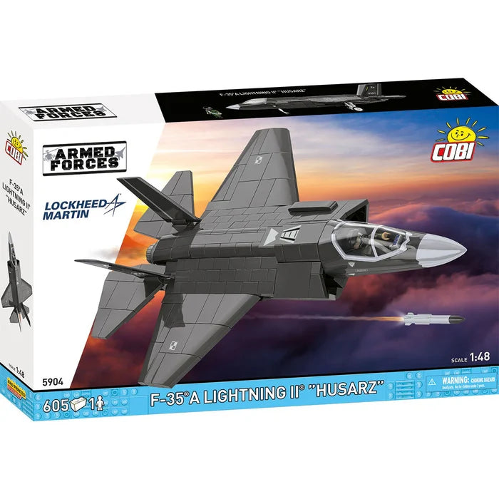 Cobi Armed Forces - F-35B Lightning II "Husarz" Fighter Jet Brick Toy