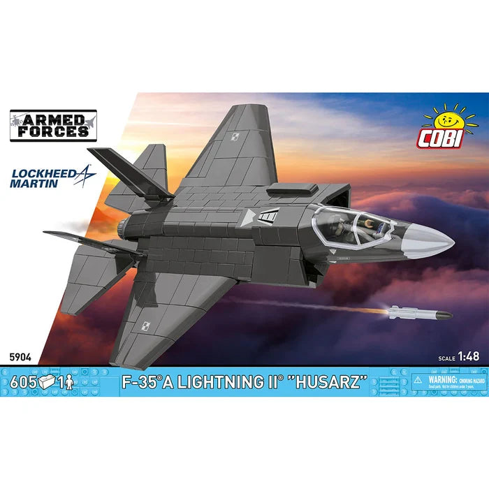 Cobi Armed Forces - F-35B Lightning II "Husarz" Fighter Jet Brick Toy
