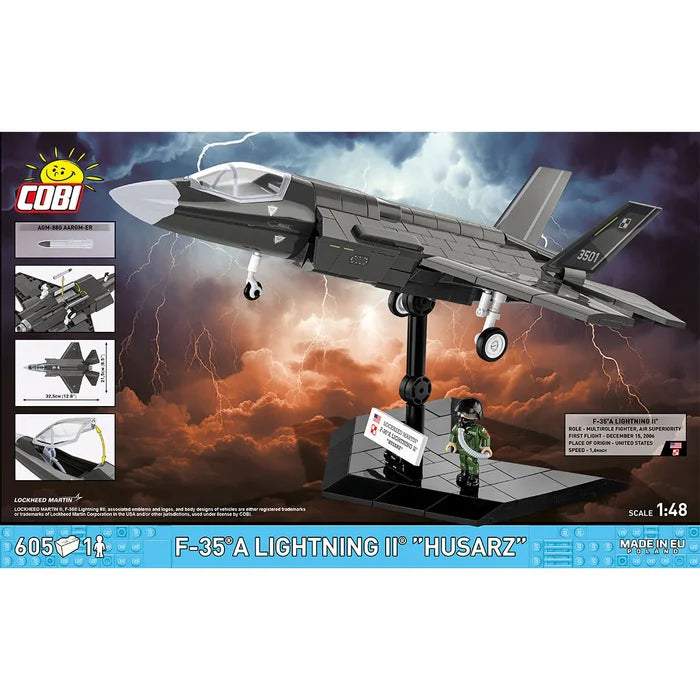 Cobi Armed Forces - F-35B Lightning II "Husarz" Fighter Jet Brick Toy