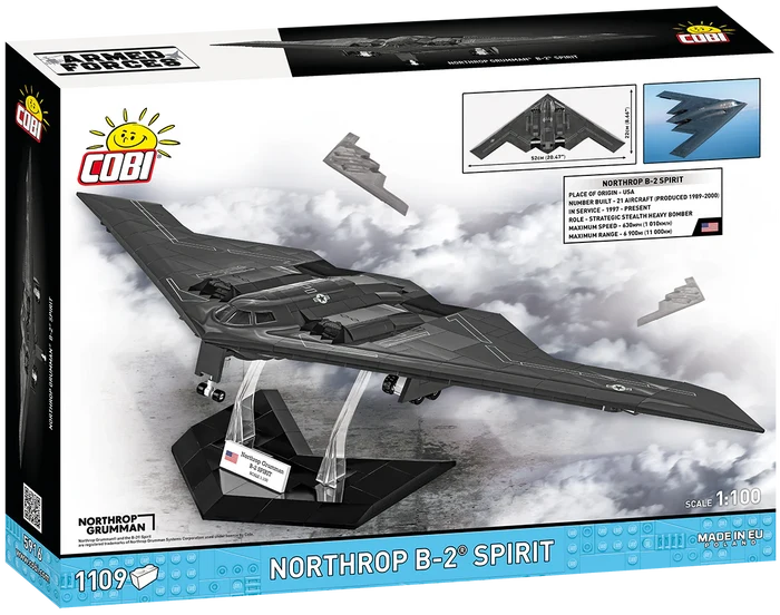 Cobi Armed Forces - Northrop B-2 Spirit Stealth Bomber Brick Toy
