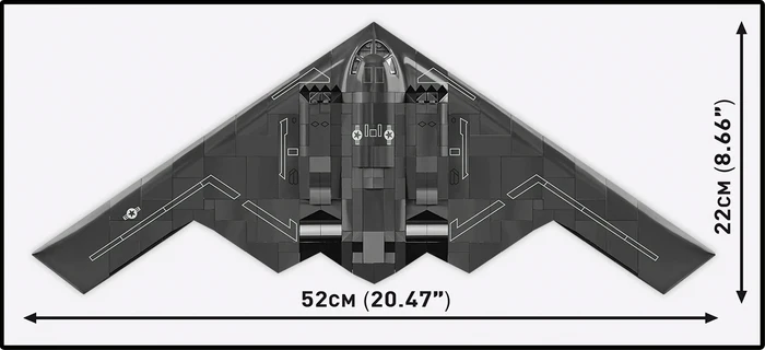 Cobi Armed Forces - Northrop B-2 Spirit Stealth Bomber Brick Toy