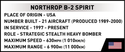 Cobi Armed Forces - Northrop B-2 Spirit Stealth Bomber Brick Toy