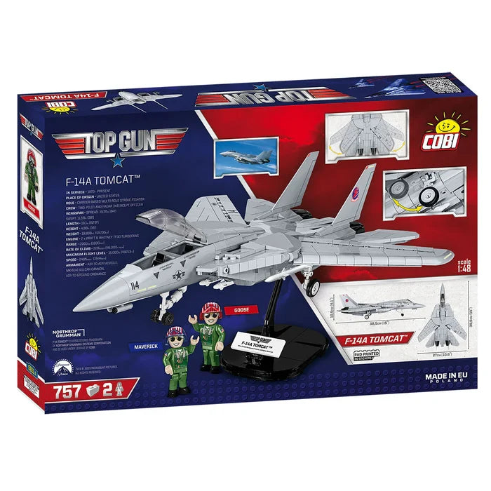 Cobi Armed Forces Top Gun - F-14A Tomcat Fighter Brick Toy
