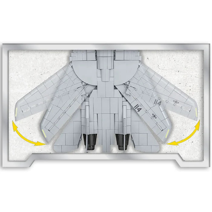 Cobi Armed Forces Top Gun - F-14A Tomcat Fighter Brick Toy