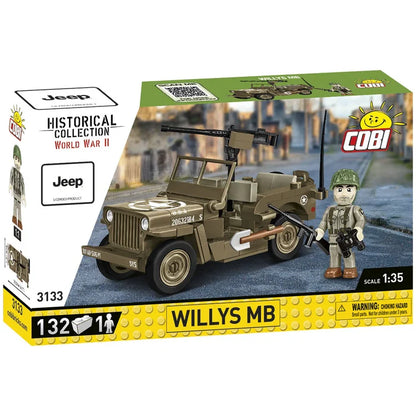 Cobi Historical Collection World War II - Jeep Willys MB Vehicle Brick Toy