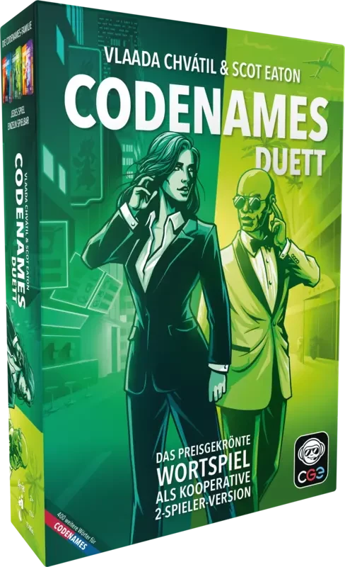 Codenames Duett (Neuauflage)- Der Zweipersonen-Ableger des Erfolgsspiels