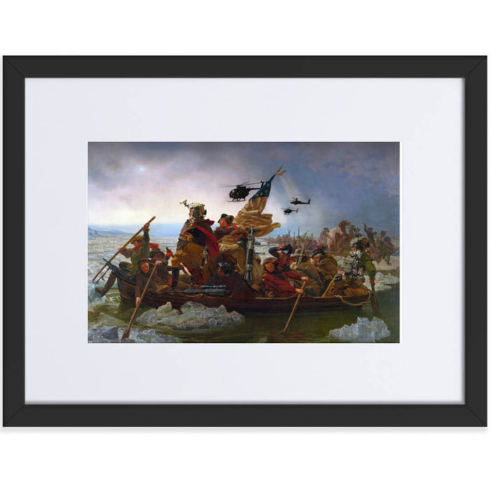 Colonial Maritime Raid Force Framed Print