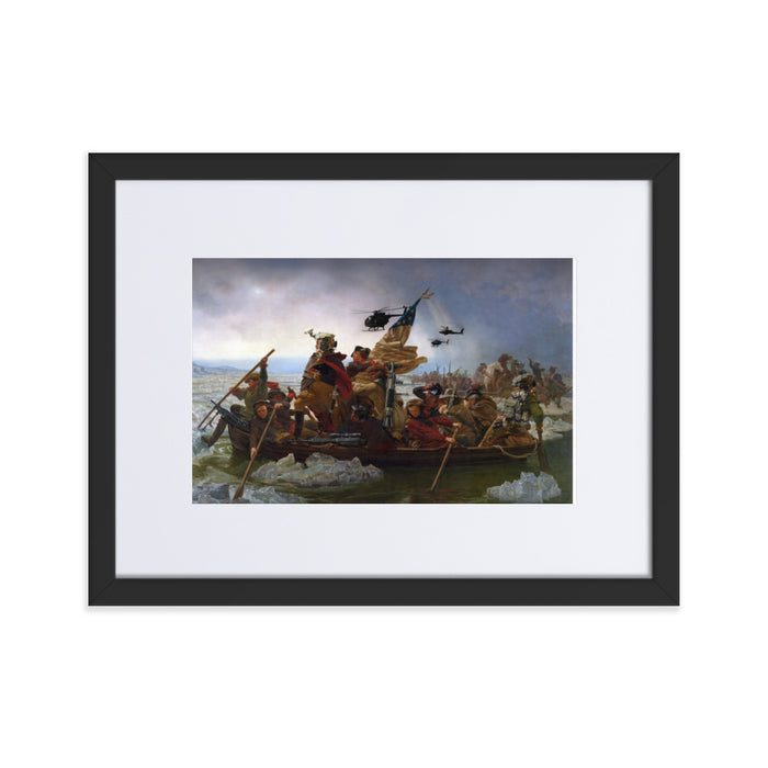 Colonial Maritime Raid Force Framed Print
