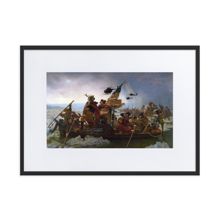 Colonial Maritime Raid Force Framed Print