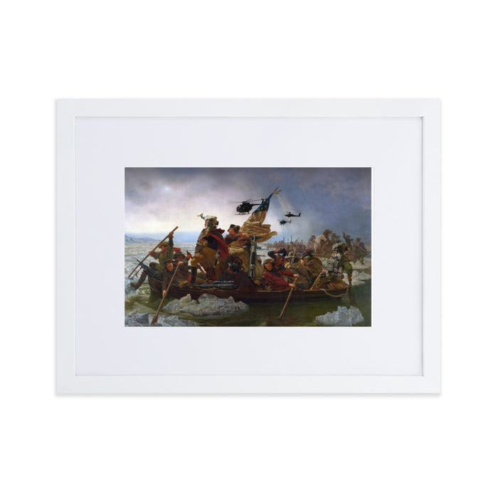 Colonial Maritime Raid Force Framed Print