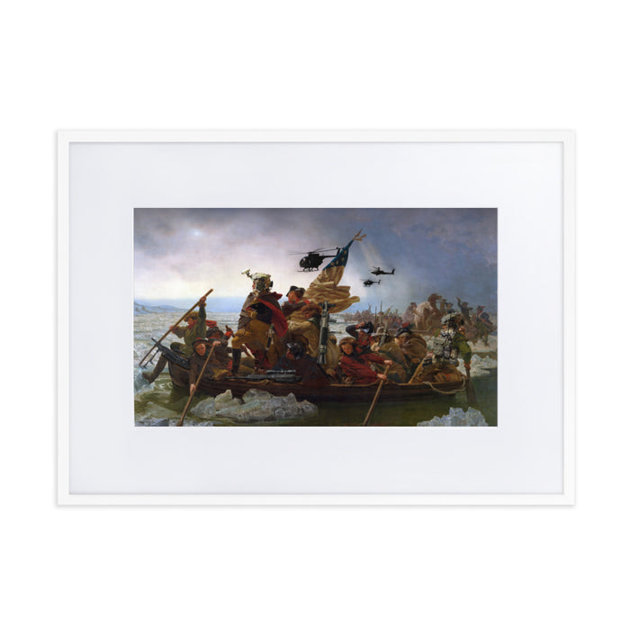 Colonial Maritime Raid Force Framed Print