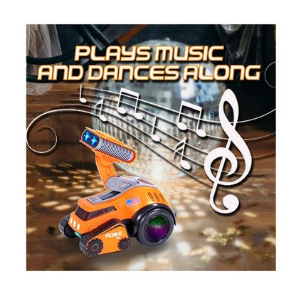 Contixo R5 Moon Rocket Rob-E Electronic Robot Toy for Kids - Dances, Plays Music, Light-Up Eyes
