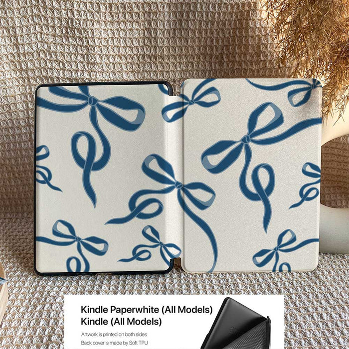 Coquette Bow | Kindle Case - Blue