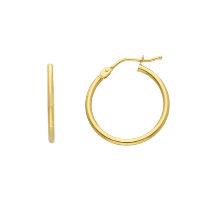 Creolen Classic Rund 750/18K Gelbgold 15mm/20mm