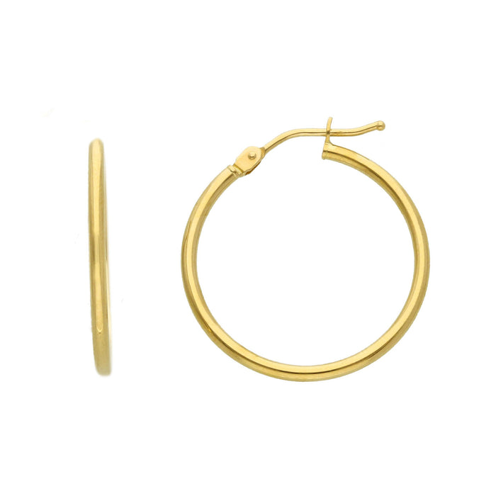 Creolen Classic Rund 750/18K Gelbgold 15mm/20mm